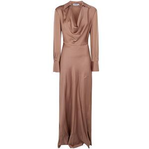 Simkhai Women "Adelle" Long Sleeves Gown